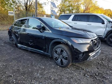 2024 mercedes-benz eqe  in Blue - Front Three-Quarter View - BidGoDrive Inventory