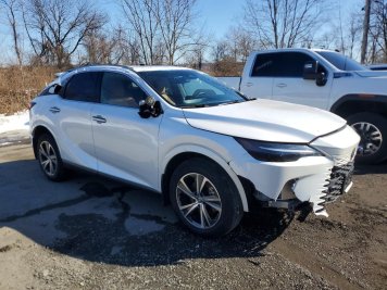 2024 lexus rx-350  in White - Front Three-Quarter View - BidGoDrive Inventory