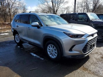 2024 toyota grand-highlander xle in Gray - Front Three-Quarter View - BidGoDrive Inventory