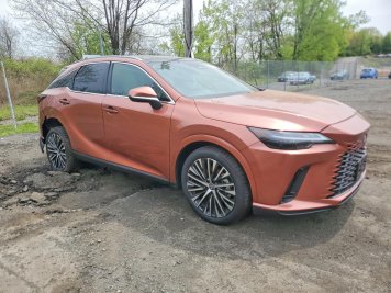 2026 lexus rx-350 PREMIUM+ in Orange - Front Three-Quarter View - BidGoDrive Inventory