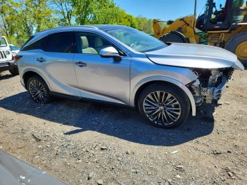 2026 lexus rx-350  in Silver - Front Three-Quarter View - BidGoDrive Inventory