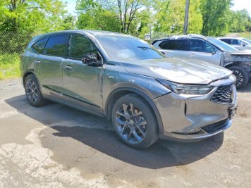 2024 acura mdx A-SPEC in Gray - Front Three-Quarter View - BidGoDrive Inventory