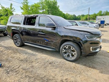 2024 jeep wagoneer-l SERIES III in Black - Front Three-Quarter View - BidGoDrive Inventory