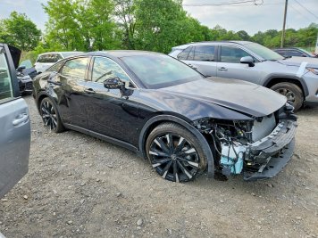 2024 toyota crown PLATINUM in Black - Front Three-Quarter View - BidGoDrive Inventory