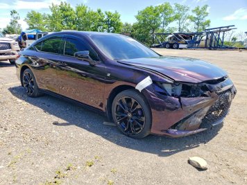2025 lexus es-300h SPORT HANDLING in Purple - Front Three-Quarter View - BidGoDrive Inventory