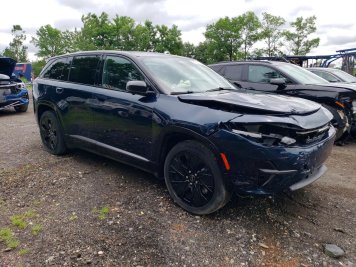 2024 jeep wagoneer S LAUNCH EDITION in Blue - Front Three-Quarter View - BidGoDrive Inventory