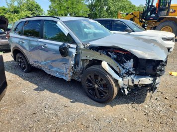 2026 honda cr-v SPORT TOURING in Gray - Front Three-Quarter View - BidGoDrive Inventory