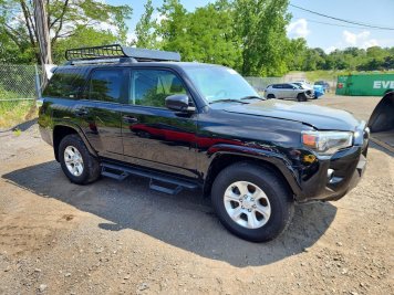 2024 toyota 4runner  in Black - Front Three-Quarter View - BidGoDrive Inventory