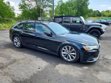 2024 audi a6 ALLROAD PREMIUM PLUS in Black - Front Three-Quarter View - BidGoDrive Inventory