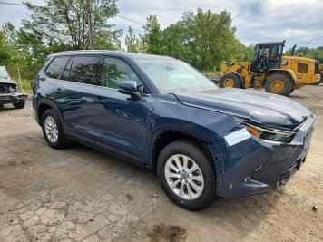 2025 toyota grand-highlander HYBRID XLE in Blue - Front Three-Quarter View - BidGoDrive Inventory