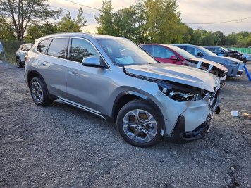 2026 bmw x1 XDRIVE28I in Silver - Front Three-Quarter View - BidGoDrive Inventory