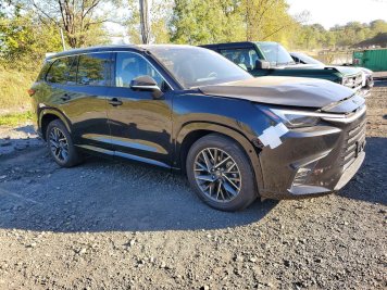 2025 lexus tx-350  in Black - Front Three-Quarter View - BidGoDrive Inventory