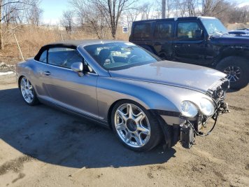 2009 bentley continental GTC in Gray - Front Three-Quarter View - BidGoDrive Inventory