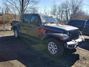 2023 jeep gladiator  in Gray - Front Three-Quarter View - BidGoDrive Inventory