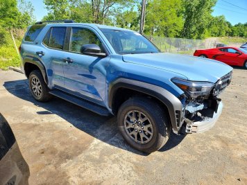 2026 toyota 4runner  in Blue - Front Three-Quarter View - BidGoDrive Inventory