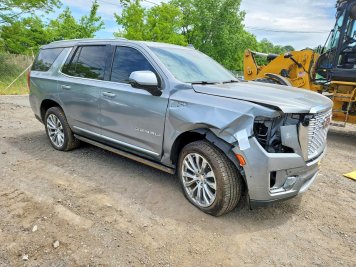 2024 gmc yukon DENALI in Gray - Front Three-Quarter View - BidGoDrive Inventory