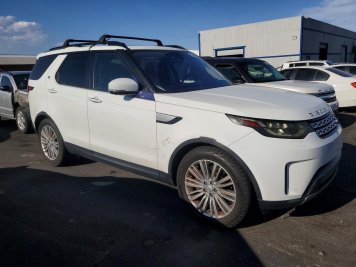 2017 land-rover discovery HSE LUXURY TDSL in White - Front Three-Quarter View - BidGoDrive Inventory
