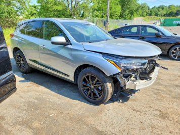 2025 acura rdx  in Silver - Front Three-Quarter View - BidGoDrive Inventory