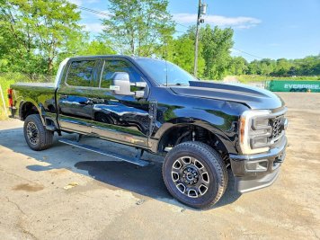 2025 ford f350  in Black - Front Three-Quarter View - BidGoDrive Inventory