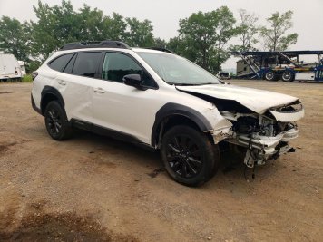 2025 subaru outback ONYX EDITION in White - Front Three-Quarter View - BidGoDrive Inventory