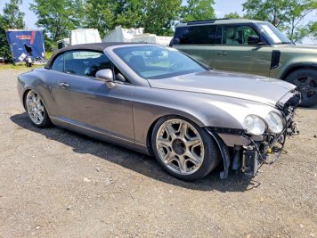 2009 bentley continental GTC in Gray - Front Three-Quarter View - BidGoDrive Inventory