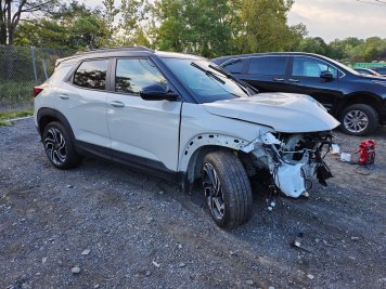 2026 chevrolet trailblazer RS in Beige - Front Three-Quarter View - BidGoDrive Inventory